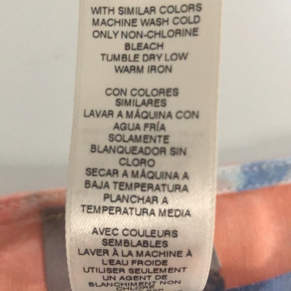 Chicos sheer asymmetric hem blouse over top Sz S/M - Picture 13 of 16